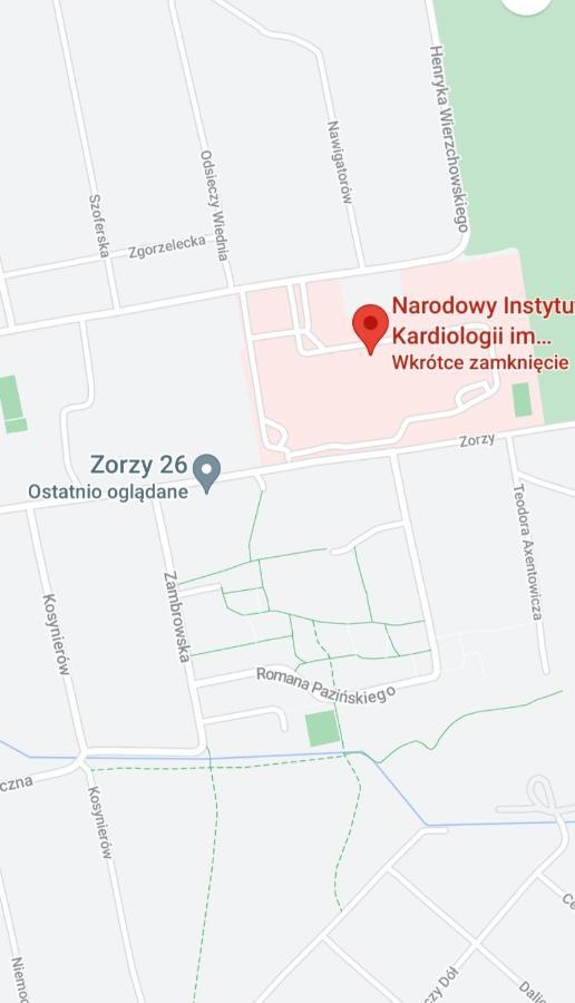 Apartament Zorzy Przy Instytucie Kardiologii Anin Apartment Варшава Екстериор снимка